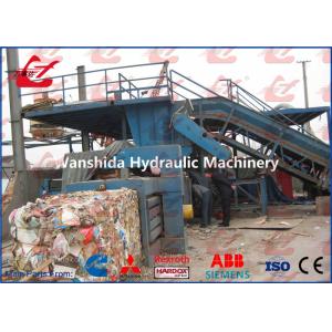Mitsubishi PLC Control Waste Paper Baler Hydraulic Baling Press Machine 125 Ton