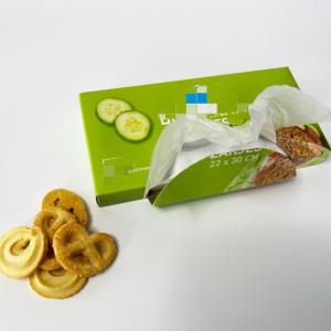 Bio Degradable PE Custom Plastic Bags For Food On Roll For Clear And Fresh