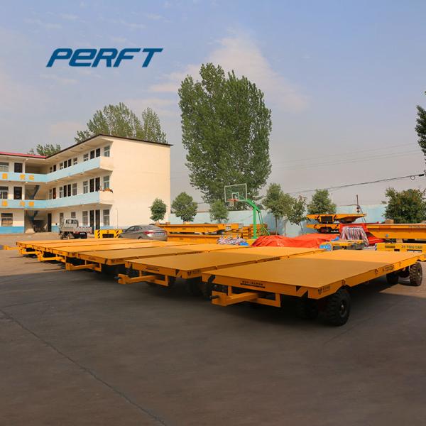 No Power Heavy Duty 100t Rail Transfer Trolley Material Handling Cart For