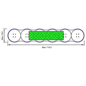 Rechargeable Li-ion Battery Pack LIC18650 11.1V 6800mAh