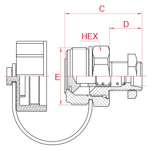 Joint Tube Tractors Agricultural Quick Couplings
