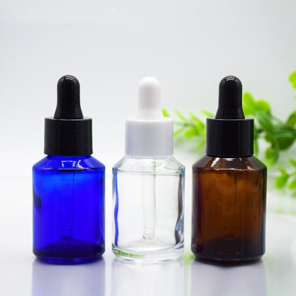 1oz 2oz 15ml 30ml 50ml Amber Empty Angled Shoulder Glass Dropper Essential Oil