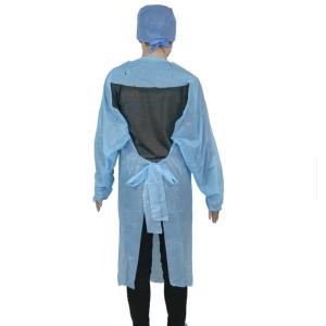 High quality custom ppes suit disposable coveralls cpe isolation gow