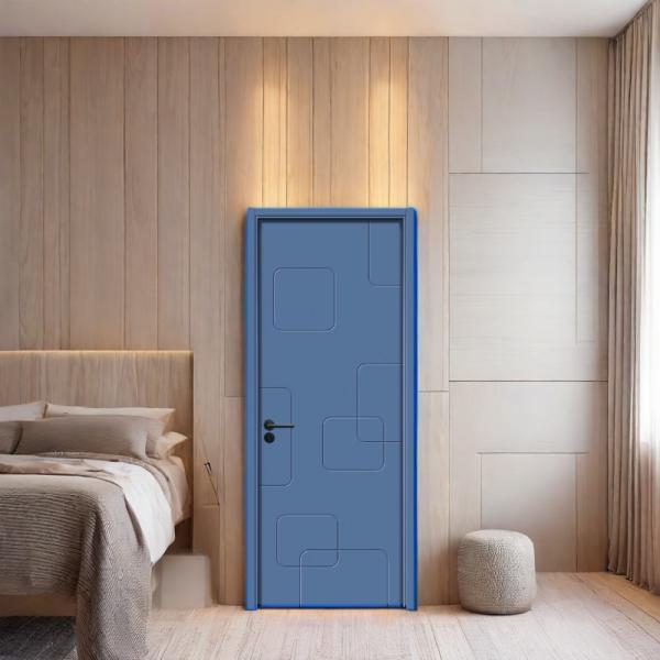 Modern Design WPC Hollow Door with Standard Size 2100*600*45mm ISO9001 and CE