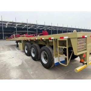 Timber Coil And Steel Container Haulage Side Column Flatbed Semi Trailer