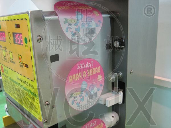 WCS-F99 fully automatic plastic cup sealing machine /sealer