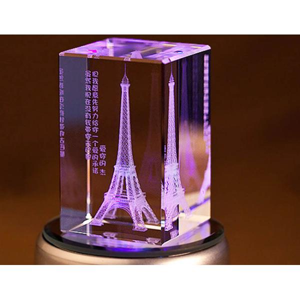 Desktop YAG 3D Crystal Laser Engraving Machine 800mm x 1000mm x 1300mm