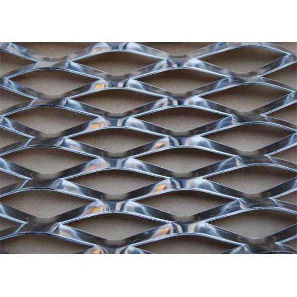 Construction Expanded Metal Diamond Mesh Sheets Ventilated 1-15mm Thick