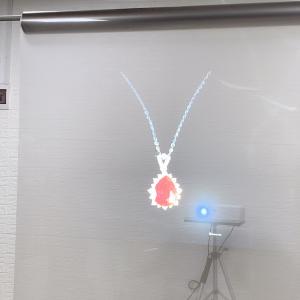 Transparent Self Adhesive Holographic Rear Projection Film for Window Projection