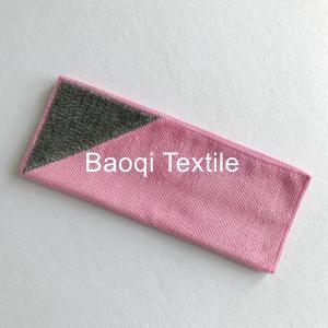 Rose color size 12”100% poly house cleaning cloth， tea towels dry water kitchen
