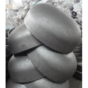 STD SCH40 SCH80 SCH160 Butt Welded Cap Fitting Black Paint ASME B16.9