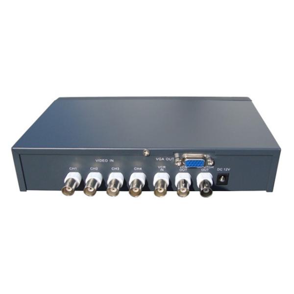NTSC / PAL Quad Video Processor , 4 Channels Digital Color Quad Splitter