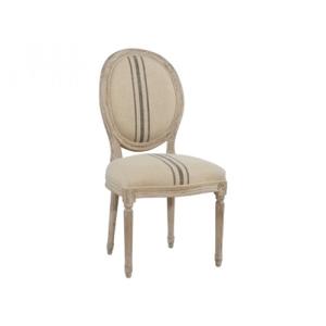 louis round back wedding chair with oval style in solid wood design for party