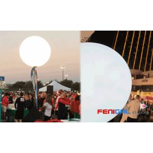 China 800W Inflatable LED Light Balloon With Tripod Powerful Outdoor Advertising on sale