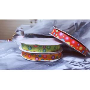 Customized Print Satin Grosgrain Ribbon with Logo For Wrapping Decoration