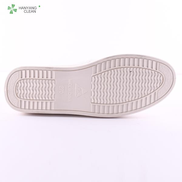 Wholesale antistatic pu sole leather two mesh hole shoes dust-free cleanroom shoes