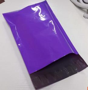 Wholesale Printing Packaging Poly Bags , Purple Plastic Poly Mailer Bag from china suppliers