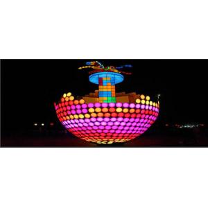 10cm Led Point Light IP67 DMX RGB 5050 Building Decorate Landscape Light Led