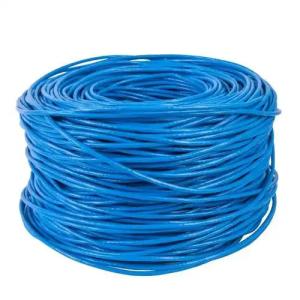 Wholesale Bulk CAT5E FTP Blue PVC Ethernet Cable for Large-Scale Network
