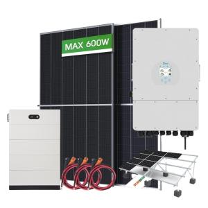 Roof Mounting Hybrid Solar Energy System Monocrystalline Silicon Photovoltaic