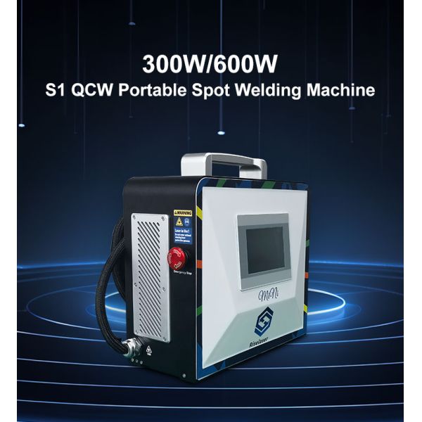 300W/600W Handheld Laser Welding Machine with 5-inch Touch Display and 0.5mm Focal Spot Diameter