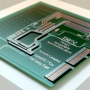 2-Layer Flexible Printed Circuit Board with 150°C Max Temperature