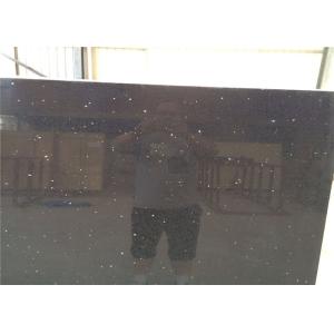 Wholesale Black Galaxy Artificial Stone Quartz Panel For Interior Wall Stone from china suppliers