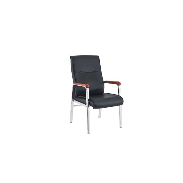 PVC Leather 1140 Mm Adjustable Height Desk Chair No Wheels