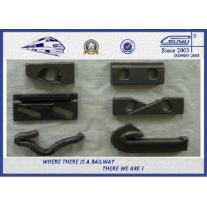 Crane Clip 21/050 For A75 , QU80 Crane Rail , Q235 Oiling Crane Rail Clamp with