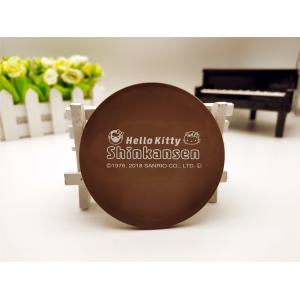 Reusable PVC Key Holder , Custom Rubber Keychains Hello Kitty Themed