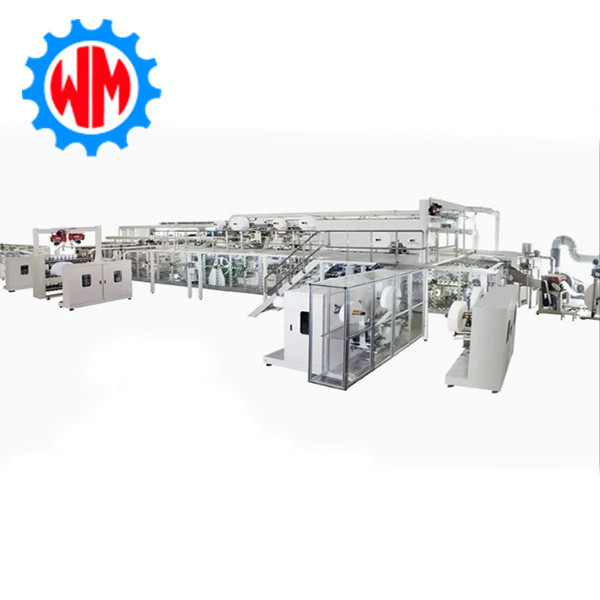 Quality Modern And Clean Appearance Fully Automatic Baby Diaper Machine With Customized Color For Enhanced Image for sale