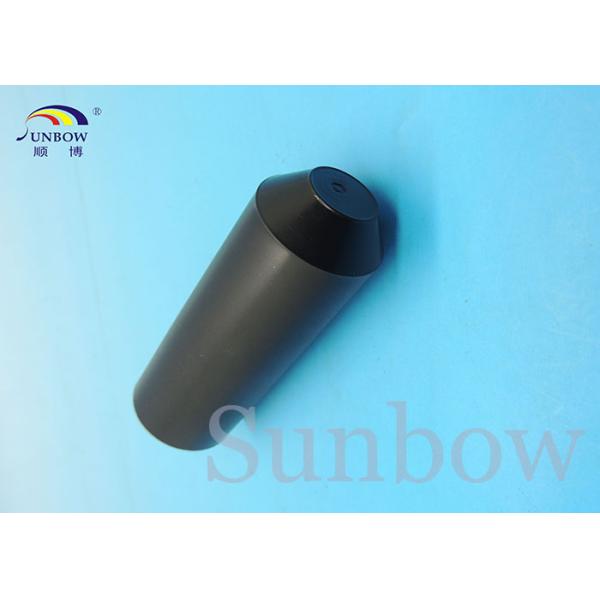 Black Polyolefin Heat Shrink End Cap Cable Accessories