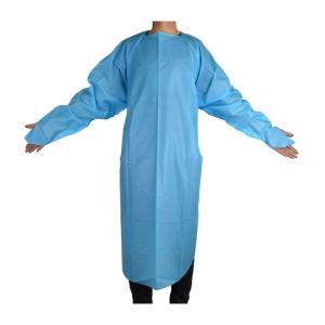 Best Seller Waterproof Disposable Gowns Plastic CPE Gowns with Ties