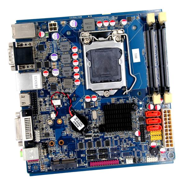 Intel H61 mini itx motherboards LGA1155 6COM 8USB DDR3 industrial Laptop