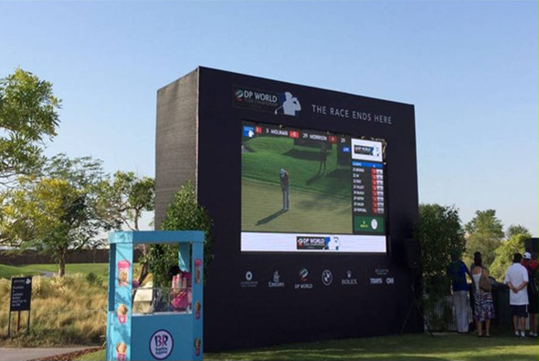 Fixed Full Color P5 Outdoor Waterproof LED Rental Signage 192mm * 192mm Module 3 Years Warranty