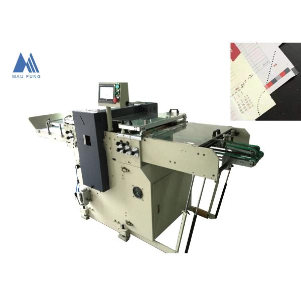 Page Tear-Off Perforation Paper Corners Perforating Machine For Hard Cover Books