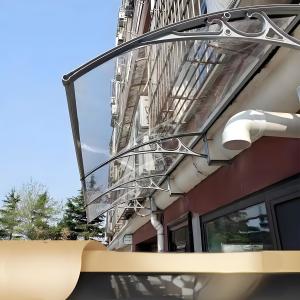 Noise Reduction Solutions Polycarbonate Sail Material At Aluminum Bracket