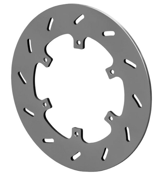 Customized 1/4" Rotor Thickness Micro Sprint Titanium Slotted Rotors 9.50 Inch