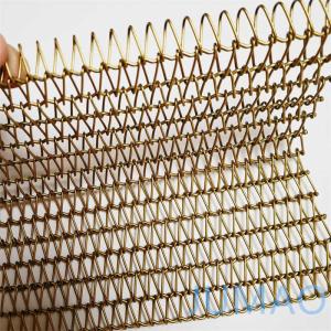 Spiral Woven Decorative Wire Mesh For Architectural Baluster