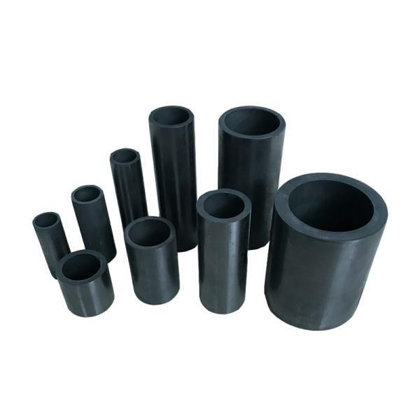 Fine Polished Slender Cylindrical Graphite Crucible for Long Service Time Metal