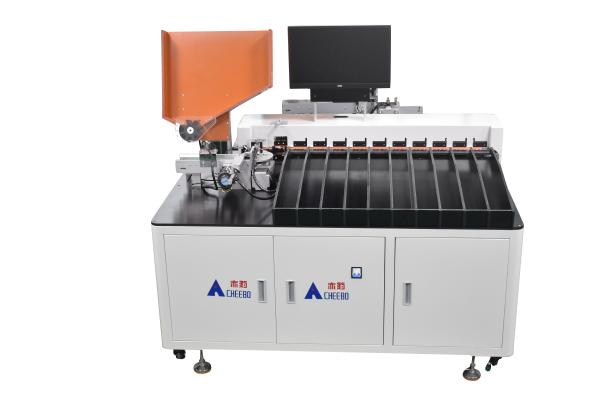 Quality Single Cylindrical Lithium Battery Pack Sorting Machine with 10 Gear and Automatic QR Code Sorting 1700*1000*1250MM for sale