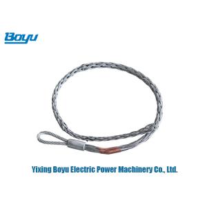 Safe Transmission Line Stringing Tools Temporary Mesh Sock Joints Pulling Grips