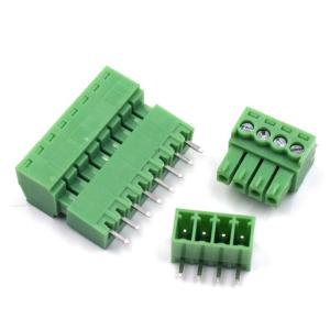 3.5mm Pitch PCB Pluggable Screw Terminal Blocks Plug + Right Angle or Straight