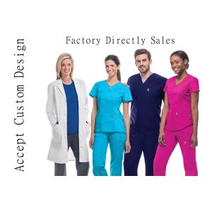 S&J Disposable scrub suit uniform non woven material scrub suit Medical Uniform