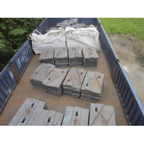 HRC58 BTMCr26 Cement Mill Liners Coal Mill With High Hardness