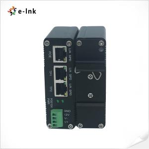 Industrial IEEE802.3af/At PoE Splitter With 2-Port Switch Function, Output