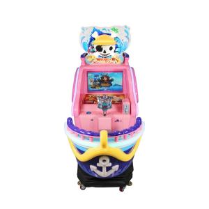 Kids Arcade Video Game Machine / Amusement Shooting Swing Pirate Ship