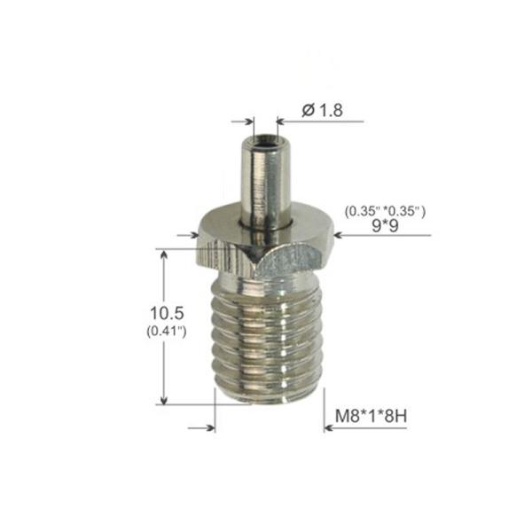 Customized Finish And Hanging System Brass Cable Gripper With Adjustable Silver