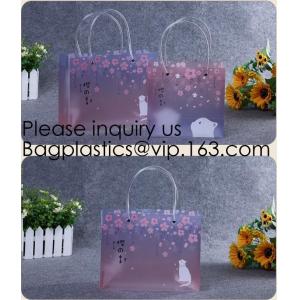 Custom Clear Pvc Lady Handbag Set Transparent Beach Tote Bag With Inner Pouch