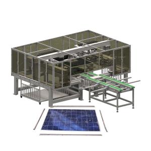 55 Solar Panel Glass Recycling Machine for Separating Scrap Photovoltaic Panel
